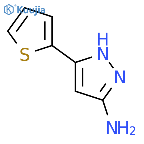 3-(Thiophen-2-yl)-1H-pyrazol-5-amine structure