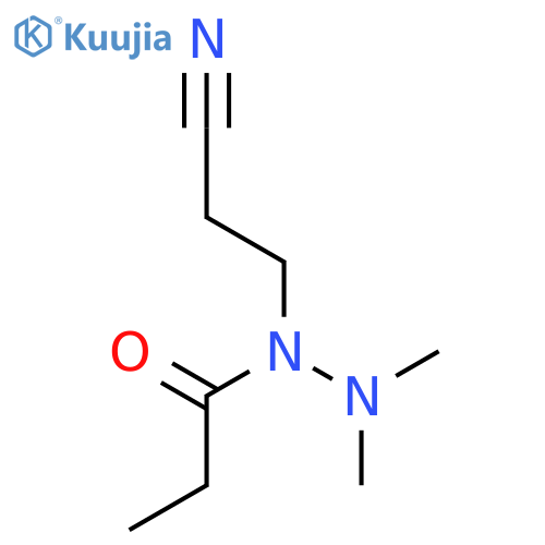 N-(2-cyanoethyl)-N',N'-dimethylpropanehydrazide structure