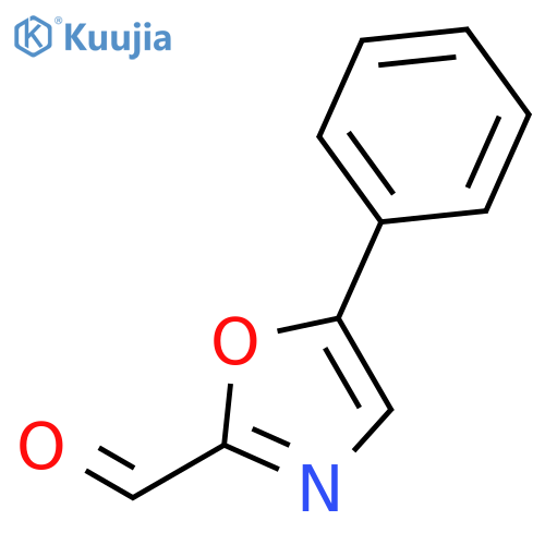5-phenyl-1,3-oxazole-2-carbaldehyde structure