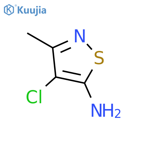 4-Chloro-3-methyl-isothiazol-5-ylamine structure