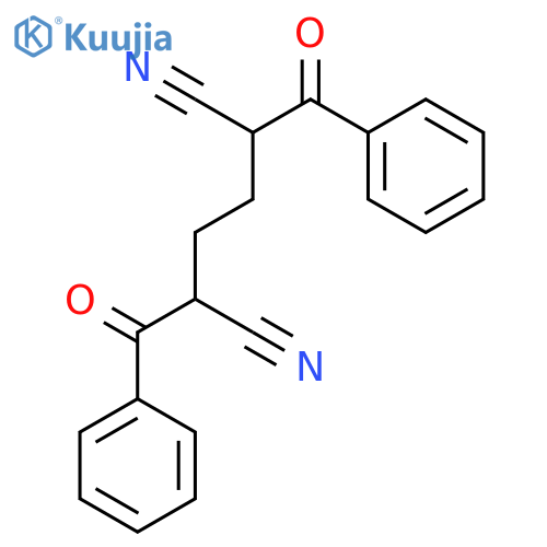 Hexanedinitrile, 2,5-dibenzoyl- structure