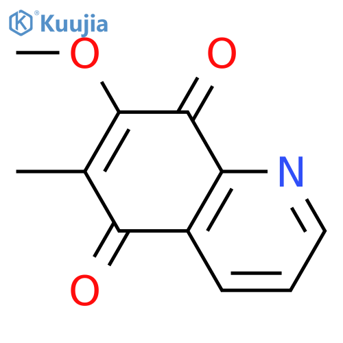7-methoxy-6-methylquinoline-5,8-dione structure