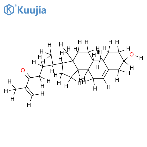 3beta-3-Hydroxycholesta-5,25-dien-24-one structure