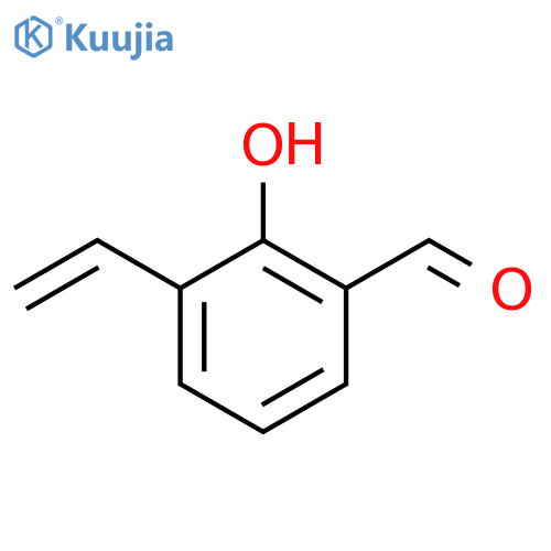 Benzaldehyde,3-ethenyl-2-hydroxy- structure