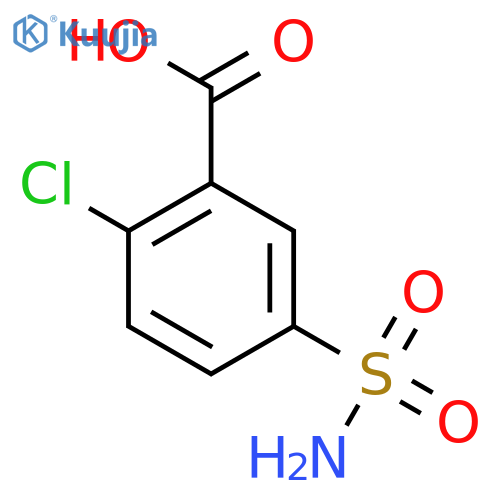 3-Carboxy-4-chlorobenzenesulfonamide structure