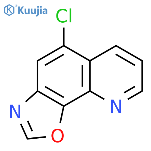 Oxazolo[4,5-h]quinoline, 5-chloro- structure