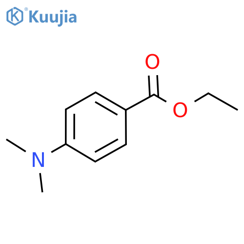 Benzoic acid, 4-(dimethylamino)-, ethyl ester structure