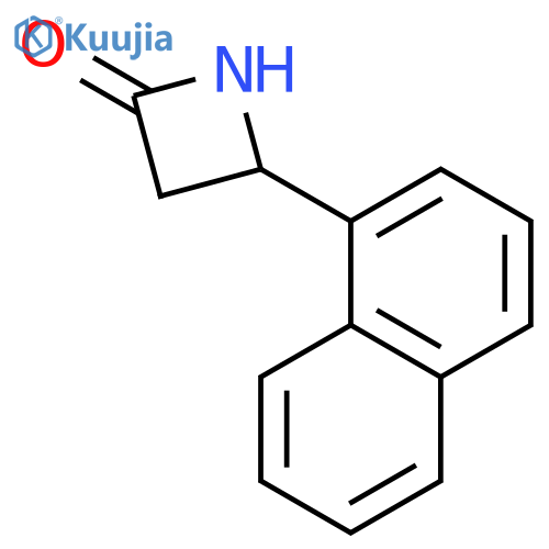 4-(naphthalen-1-yl)azetidin-2-one structure