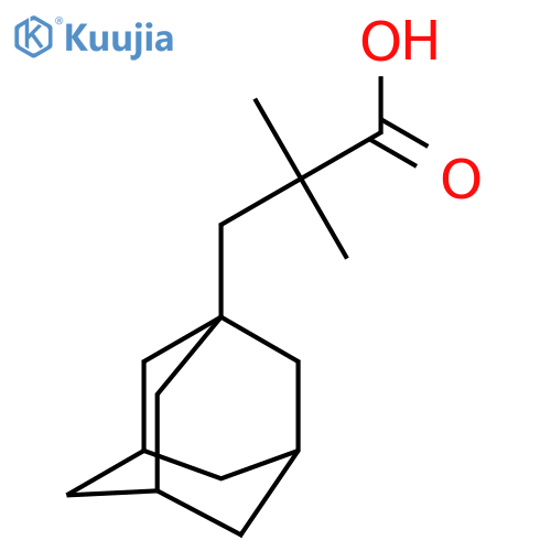 3-(Adamantan-1-yl)-2,2-dimethylpropanoic acid structure