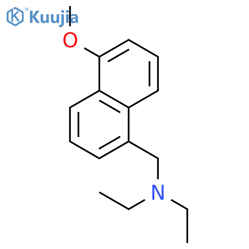 1-Naphthalenemethanamine, N,N-diethyl-5-methoxy- structure