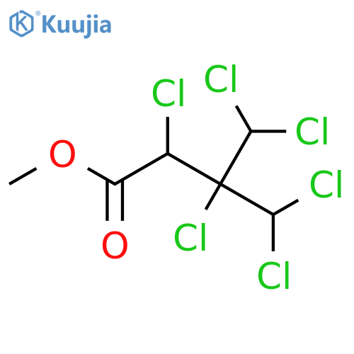 2,3,4,4-Tetrachloro-3-(dichloromethyl)butanoic Acid Methyl Ester structure
