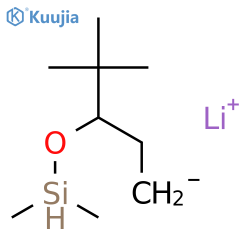 Lithium,[3-[[(1,1-dimethylethyl)dimethylsilyl]oxy-kO]propyl-kC]- structure