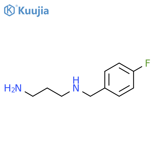 N-(4-Fluorobenzyl)propane-1,3-diamine structure