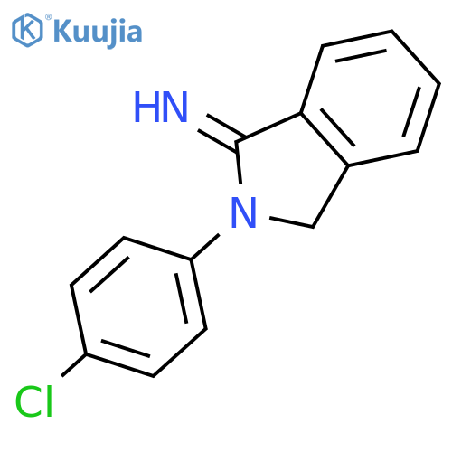 2-(4-chlorophenyl)-2,3-dihydro-1H-isoindol-1-imine structure