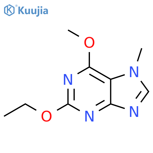 2-ethoxy-6-methoxy-7-methyl-7H-Purine structure