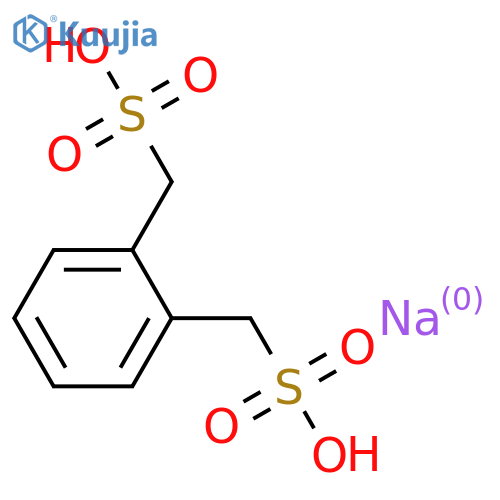 1,2-Benzenedimethanesulfonic acid disodiumsalt structure