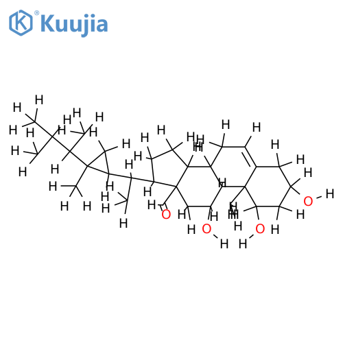 (1alpha,3beta,11alpha)-1,3,11-Trihydroxygorgost-5-en-18-al structure