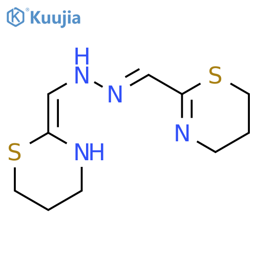 2-[(E)-{2-[(E)-1,3-thiazinan-2-ylidenemethyl]hydrazinylidene}methyl]-5,6-dihydro-4H-1,3-thiazine structure