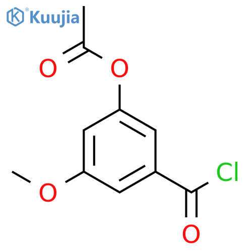 Benzoyl chloride, 3-(acetyloxy)-5-methoxy- structure