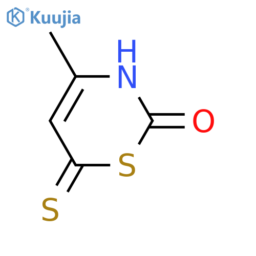 4-Methyl-6-thioxo-3,6-dihydro-2H-1,3-thiazin-2-one structure
