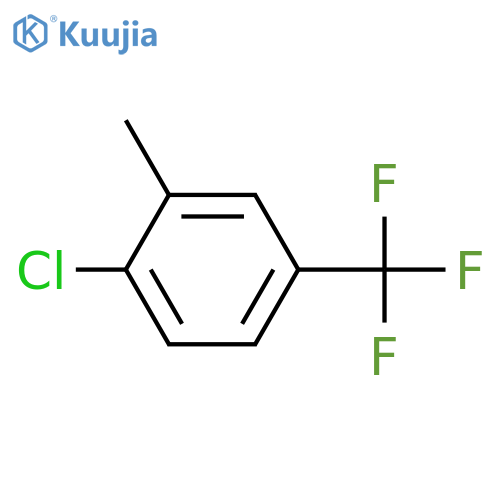 1-Chloro-2-methyl-4-(trifluoromethyl)-benzene structure