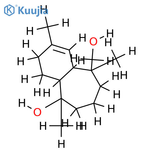 7beta,12-dihydroxyhimachal-2-ene structure