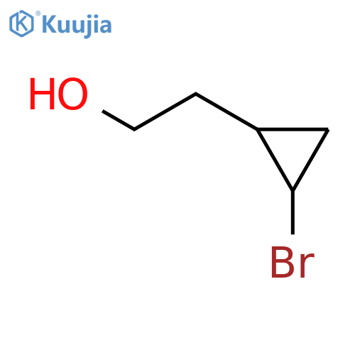 2-(2-bromocyclopropyl)ethan-1-ol structure