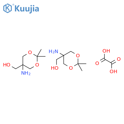 bis((5-amino-2,2-dimethyl-1,3-dioxan-5-yl)methanol), oxalic acid structure