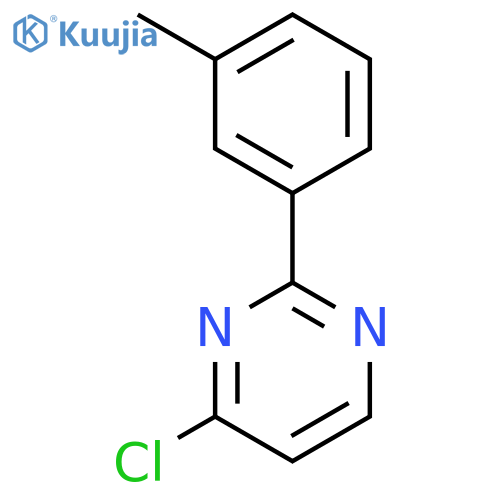 4-Chloro-2-(3-methylphenyl)pyrimidine structure