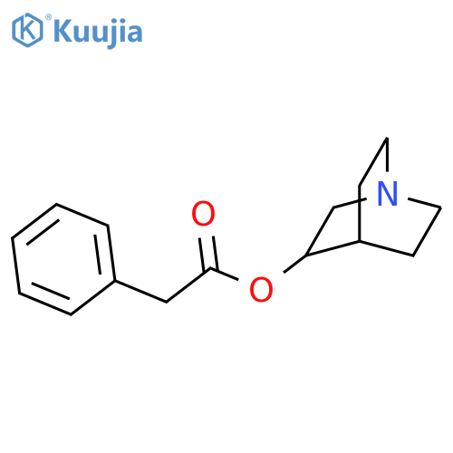 Benzeneacetic acid, 1-azabicyclo[2.2.2]oct-3-yl ester structure