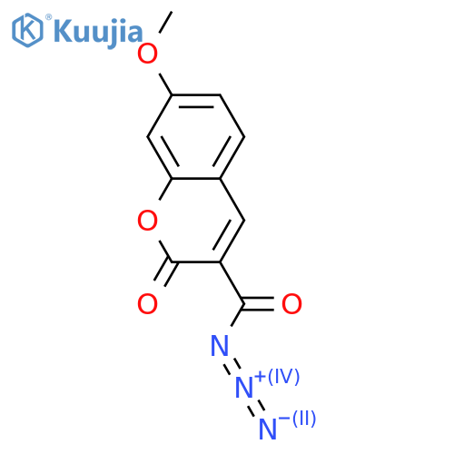 7-Methoxycoumarin-3-carbonyl Azide structure