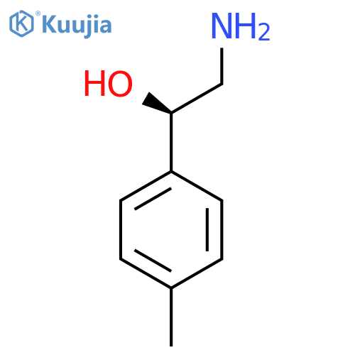 (1R)-2-amino-1-(4-methylphenyl)ethan-1-ol structure