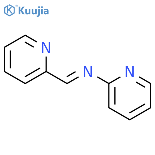 2-Pyridinamine, N-(2-pyridinylmethylene)-, (E)- structure