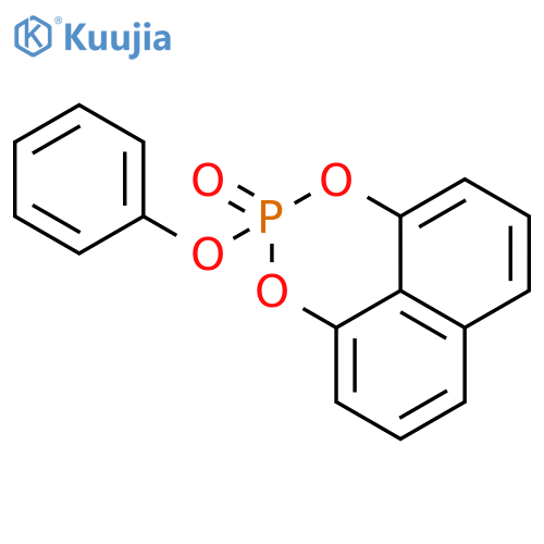 Naphtho[1,8-de]-1,3,2-dioxaphosphorin, 2-phenoxy-, 2-oxide structure