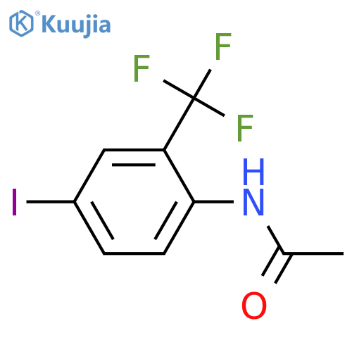 4'-IODO-2'-(TRIFLUOROMETHYL)ACETANILIDE structure
