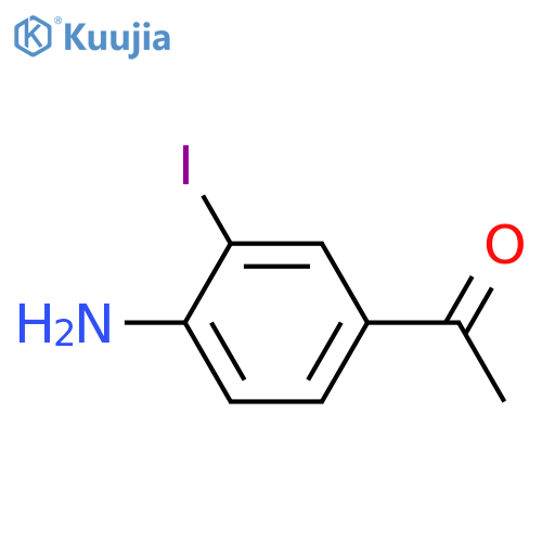 1-(4-Amino-3-iodophenyl)ethanone structure
