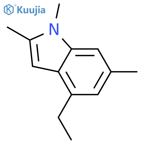 1H-Indole, 4-ethyl-1,2,6-trimethyl- structure