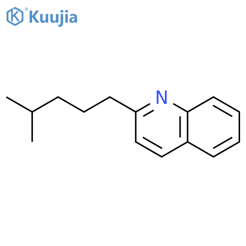 Quinoline, 2-(4-methylpentyl)- structure