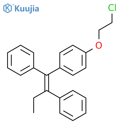 (E/Z)-1-4-(2-Chloroethoxyphenyl-1,2-diphenyl-1-butene structure