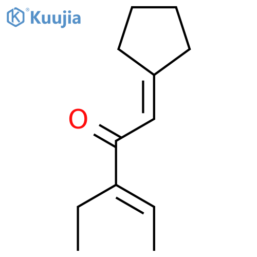 3-Penten-2-one, 1-cyclopentylidene-3-ethyl-, (E)- structure