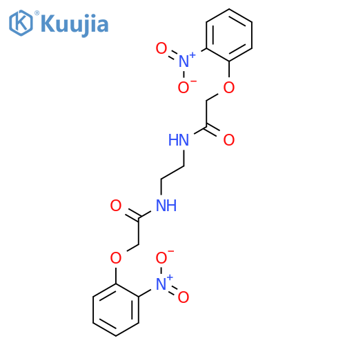Acetamide, N,N'-1,2-ethanediylbis[2-(2-nitrophenoxy)- structure