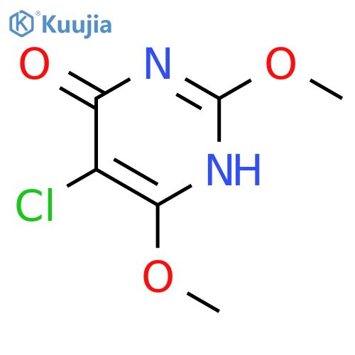 4(1H)-Pyrimidinone, 5-chloro-2,6-dimethoxy- structure