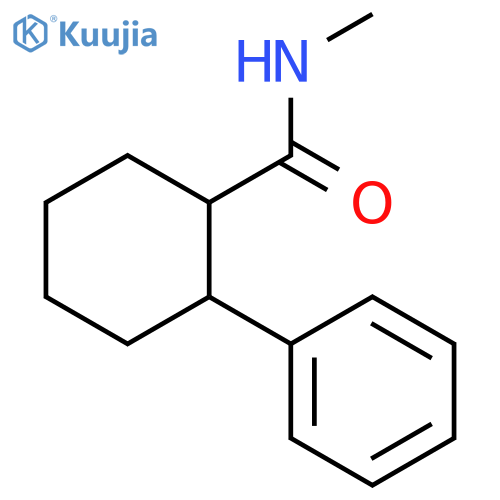 Cyclohexanecarboxamide, N-methyl-2-phenyl- structure
