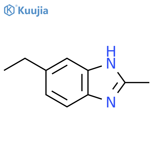 5-ethyl-2-methyl-1H-1,3-benzodiazole structure