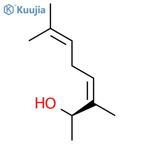 3,6-Octadien-2-ol,3,7-dimethyl-, [R-(Z)]- (9CI) structure