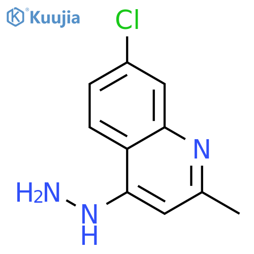 7-chloro-4-hydrazinyl-2-methylquinoline structure