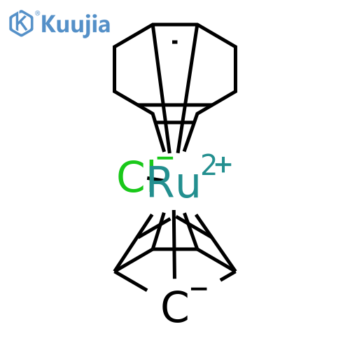 Chloro[(1,2,5,6H)-1,5-cyclooctadiene] (H5-2,4-Cyclopentadiene-1-yl) Ruthenium structure