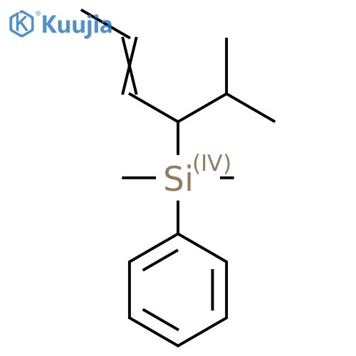 Silane, dimethyl[(2E)-1-(1-methylethyl)-2-butenyl]phenyl- structure