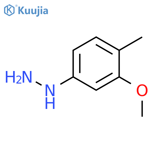 (3-methoxy-4-methylphenyl)hydrazine structure