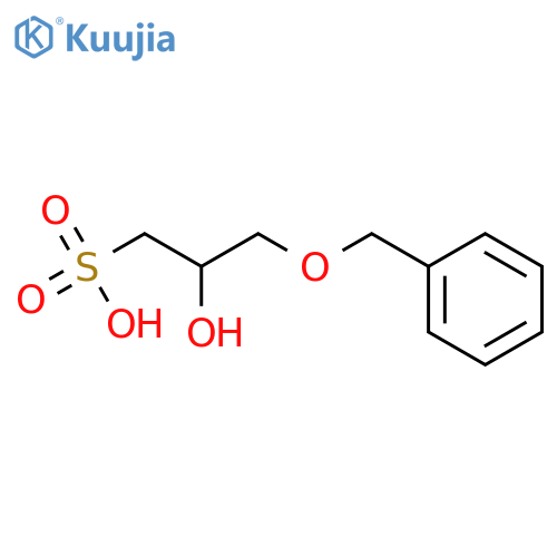 1-Propanesulfonic acid, 2-hydroxy-3-(phenylmethoxy)- structure